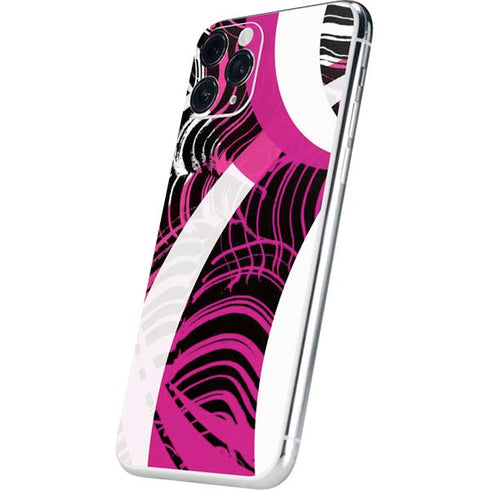 Pink and White Hipster iPhone 11 Pro Skin